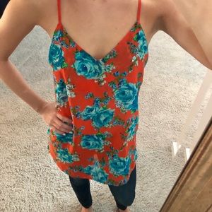 Show Me Your Mumu Topslip Coral Firework Flower-S